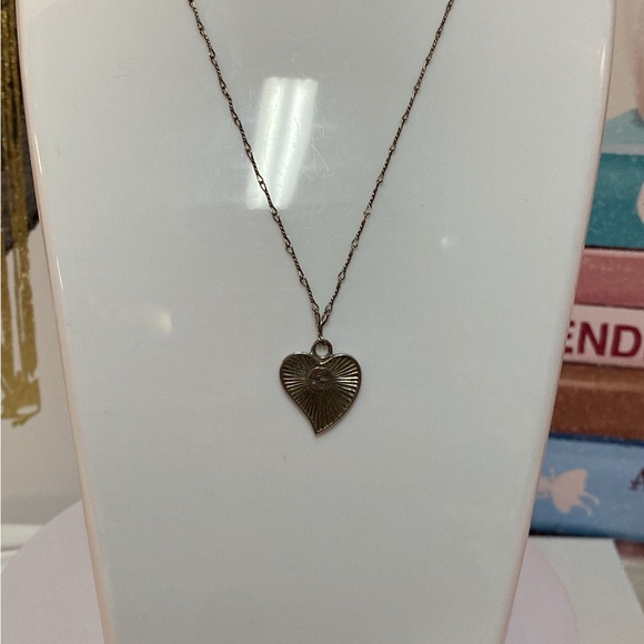 GUCCI Heart Motif Interlocking G Silver 925 Pendant Necklace - Picture 8 of 8